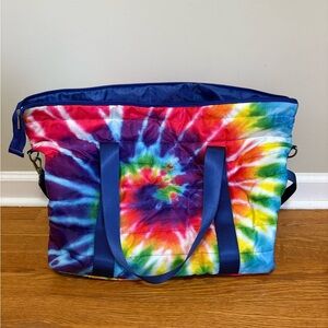 Top Trenz Colorful Tie-Dye Tote Bag